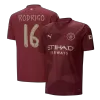 Men's RODRIGO #16 Manchester City Third Away UCL Soccer Jersey Shirt 2024/25 - BuyJerseyshop