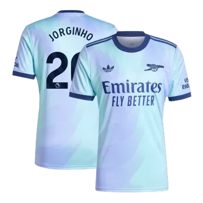 Men's JORGINHO #20 Arsenal Third Away Soccer Jersey Shirt 2024/25 - BuyJerseyshop