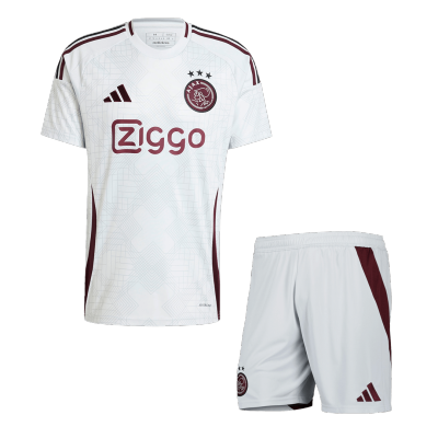 Men's Ajax Third Away Soccer Jersey Kit (Jersey+Shorts) 2024/25 - BuyJerseyshop