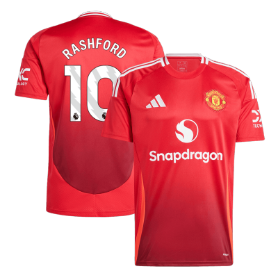 Men's RASHFORD #10 Manchester United Home Soccer Jersey Shirt 2024/25 - BuyJerseyshop