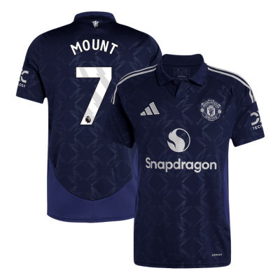 Men's MOUNT #7 Manchester United Away Soccer Jersey Shirt 2024/25 - BuyJerseyshop