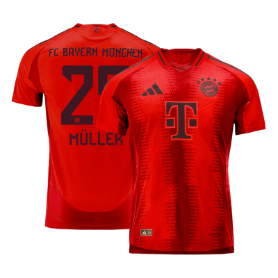 MÜLLER #25 Bayern Munich Home Player Version Jersey 2024/25 Men - BuyJerseyshop