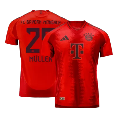 MÜLLER #25 Bayern Munich Home Player Version Jersey 2024/25 Men - BuyJerseyshop