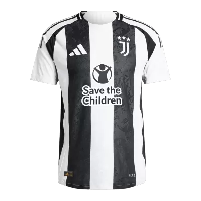 Juventus Home Player Version Jersey 2024/25 Men-Save The Children Sponsor - BuyJerseyshop