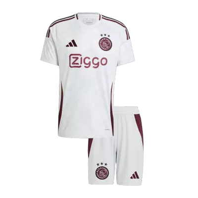 Kids Ajax Third Away Soccer Jersey Kit (Jersey+Shorts) 2024/25 - BuyJerseyshop