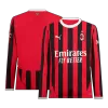 Men's AC Milan Home Long Sleeves Soccer Jersey Shirt 2024/25 - BuyJerseyshop