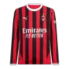 Men's AC Milan Home Long Sleeves Soccer Jersey Shirt 2024/25 - BuyJerseyshop