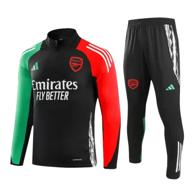 Men's Arsenal Zipper Tracksuit Sweat Shirt Kit (Top+Trousers) 2024/25 - BuyJerseyshop