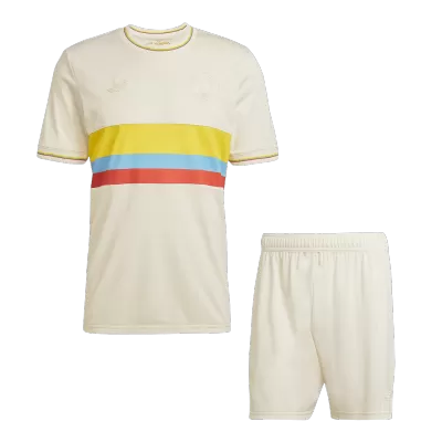 Men's Colombia Soccer Jersey Kit (Jersey+Shorts) 2024-50th Anniversary - BuyJerseyshop