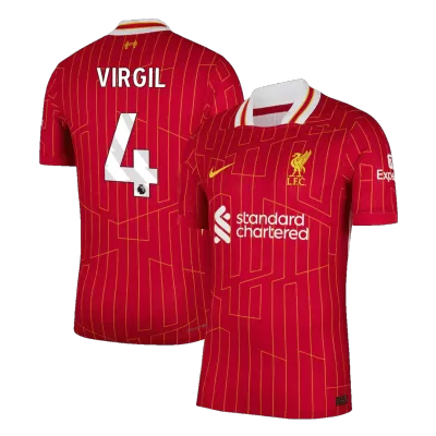 VIRGIL #4 Liverpool Home Player Version Jersey 2024/25 Men - BuyJerseyshop