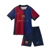 Kids Barcelona Home Soccer Jersey Kit (Jersey+Shorts) 2024/25 - BuyJerseyshop