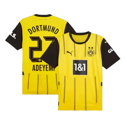 Men's ADEYEMI #27 Borussia Dortmund Home Soccer Jersey Shirt 2024/25 - BuyJerseyshop