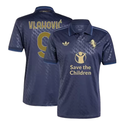 Men's VLAHOVIĆ #9 Juventus Third Away Soccer Jersey Shirt 2024/25-Save The Children Sponsor - BuyJerseyshop