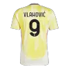 Men's VLAHOVIĆ #9 Juventus Away Soccer Jersey Shirt 2024/25-Save The Children Sponsor - BuyJerseyshop