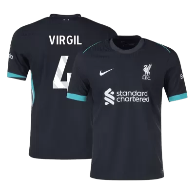 VIRGIL #4 Liverpool Away Player Version Jersey 2024/25 Men - BuyJerseyshop