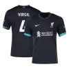 Men's VIRGIL #4 Liverpool Away Soccer Jersey Shirt 2024/25 - BuyJerseyshop