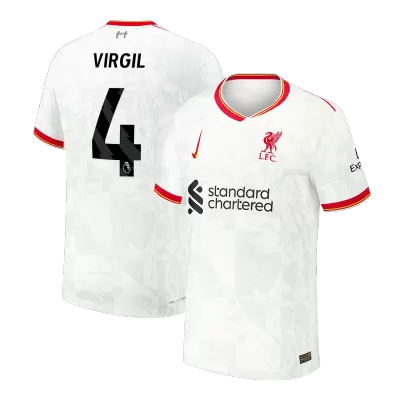 VIRGIL #4 Liverpool Third Away Player Version Jersey 2024/25 Men - BuyJerseyshop