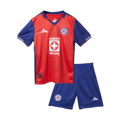 Kids Cruz Azul Third Away Soccer Jersey Kit (Jersey+Shorts) 2024/25 - BuyJerseyshop