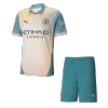 Men's Manchester City Fourth Away Soccer Jersey Kit (Jersey+Shorts) 2024/25-Definitely City - BuyJerseyshop