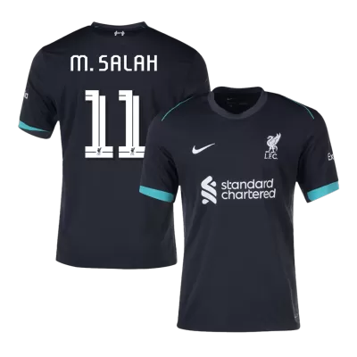 Men's M.SALAH #11 Liverpool Away UCL Soccer Jersey Shirt 2024/25 - BuyJerseyshop