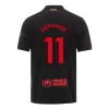 Men's RAPHINHA #11 Barcelona Away Soccer Jersey Shirt 2024/25-Spotify Logo Without Text - BuyJerseyshop