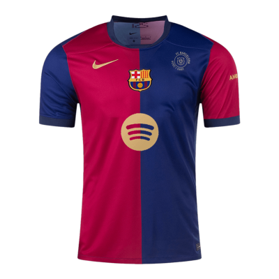 Barcelona Home Soccer Jersey 2024/25 Red&Blue - 125th Anniversary (Spotify Logo Without Text) - BuyJerseyshop