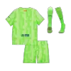 Kids Barcelona Third Away UCL Soccer Jersey Whole Kit (Jersey+Shorts+Socks) 2024/25-Spotify Logo Without Text - BuyJerseyshop