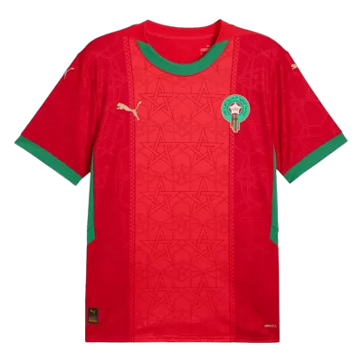 Men's Morocco  Home Soccer Jersey Shirt 2024/25 - BuyJerseyshop