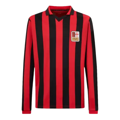 Men's AC Milan Long Sleeves Soccer Jersey Shirt 2024/25 - BuyJerseyshop