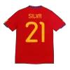 SILVA #21 Spain Retro Jerseys 2010 Home Soccer Jersey For Men - BuyJerseyshop