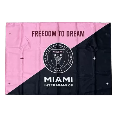 Inter Miami CF Team Flag Pink&Black - BuyJerseyshop