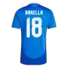 Men's BARELLA #18 Italy Home Soccer Jersey Shirt 2024 - BuyJerseyshop