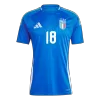 Men's BARELLA #18 Italy Home Soccer Jersey Shirt 2024 - BuyJerseyshop