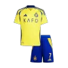 Kids's RONALDO #7 Al Nassr Home Soccer Jersey Kit (Jersey+Shorts) 2024/25 - BuyJerseyshop