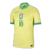 Men's NEYMAR JR #10 Brazil Home Soccer Jersey Shirt 2024 - BuyJerseyshop