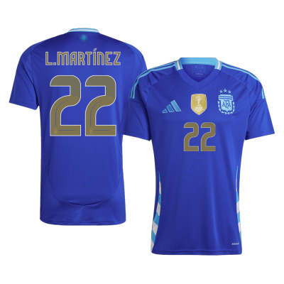 L.MARTÍNEZ #22 Argentina Away Soccer Jersey 2024 - BuyJerseyshop