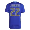 L.MARTÍNEZ #22 Argentina Away Soccer Jersey 2024 - BuyJerseyshop