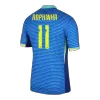 Men's RAPHINHA #11 Brazil Away Soccer Jersey Shirt 2024 - BuyJerseyshop