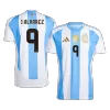 J.ALVAREZ #9 Argentina Home Soccer Jersey 2024 - BuyJerseyshop