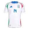 CHIESA #14 Italy Away Player Version Jersey 2024 Men - BuyJerseyshop