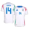 CHIESA #14 Italy Away Player Version Jersey 2024 Men - BuyJerseyshop