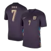 Men's SAKA #7 England Away Soccer Jersey Shirt 2024 - BuyJerseyshop