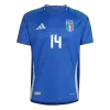 CHIESA #14 Italy Home Player Version Jersey 2024 Men - BuyJerseyshop