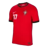 Men's R.LEÃO #17 Portugal Home Soccer Jersey Shirt 2024 - BuyJerseyshop