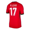 Men's R.LEÃO #17 Portugal Home Soccer Jersey Shirt 2024 - BuyJerseyshop