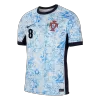 Men's B.FERNANDES #8 Portugal Away Soccer Jersey Shirt 2024 - BuyJerseyshop