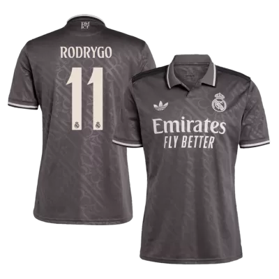 Men's RODRYGO #11 Real Madrid Third Away Soccer Jersey Shirt 2024/25 - BuyJerseyshop