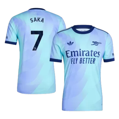 SAKA #7 Arsenal Third Away Player Version Jersey 2024/25 Men - BuyJerseyshop