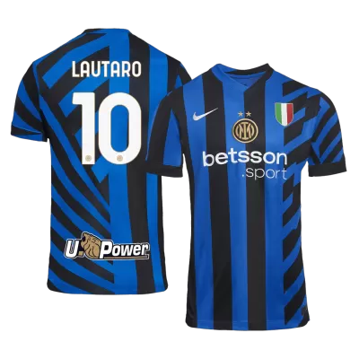 Men's LAUTARO #10 Inter Milan Home Soccer Jersey Shirt 2024/25 - BuyJerseyshop