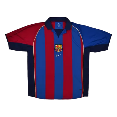 Barcelona Retro Jerseys 2001/02 Home Soccer Jersey For Men - BuyJerseyshop